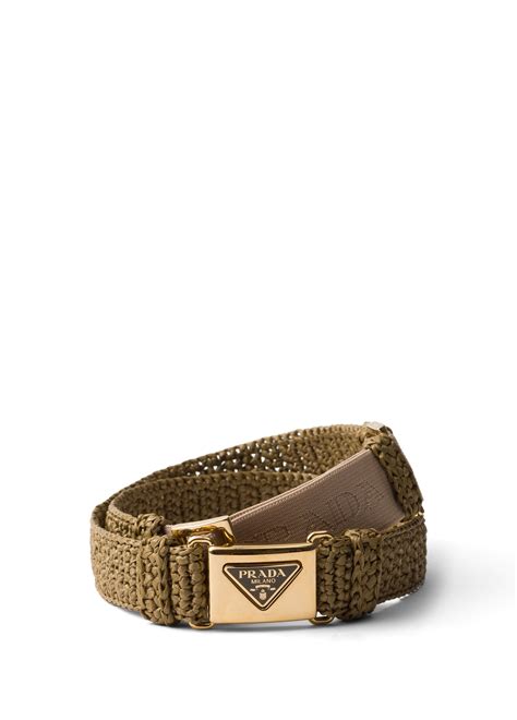 prada woven fabric belt|prada belt for women.